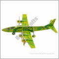 3d plastic puzzle card, airplane puzzle, 3d puzzle EPS